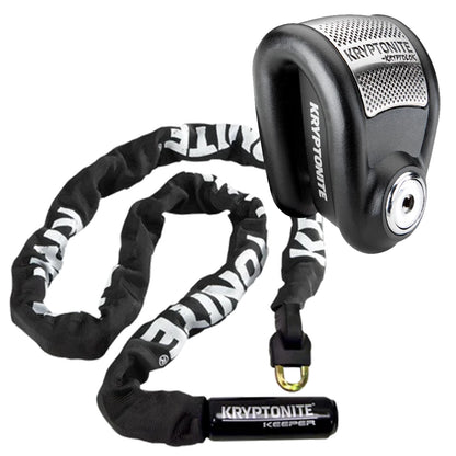 Lock Down Pack Disc Alarm + Chain Lock Security Combo| By Kryptonite  | for E-Moto and E-Scooter