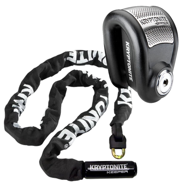 CRIPTON CDセット Lock Down Pack Disc Alarm + Chain Lock Security Combo| By