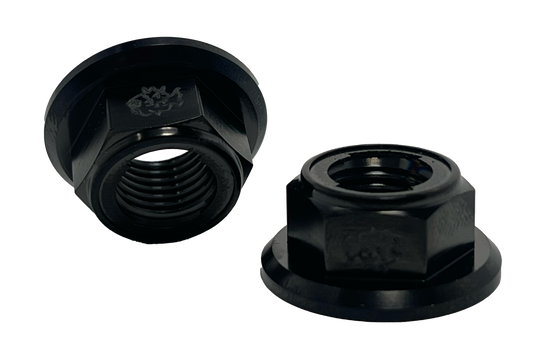 Jackshaft Replacement Black Titanium Locknut – Sur Ron Light Bee X – By Prickly Motorsports