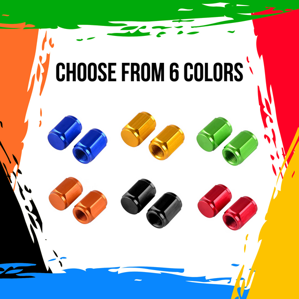 Rippin Moto CNC Billet Valve Stem Caps multiple colors – REVRides
