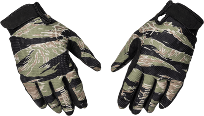 Numbskull Menace Moto/MTB Gloves 2.0: Green Tiger | Technical Riding Gloves