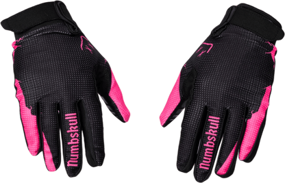Numbskull Menace Moto/MTB Gloves 2.0: Neon Pink | Technical Riding Gloves