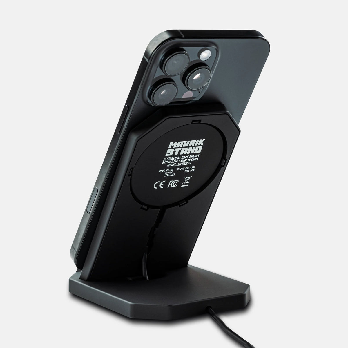 Dark Energy Mavrik Stand | 15W MagSafe Wireless Charging Stand