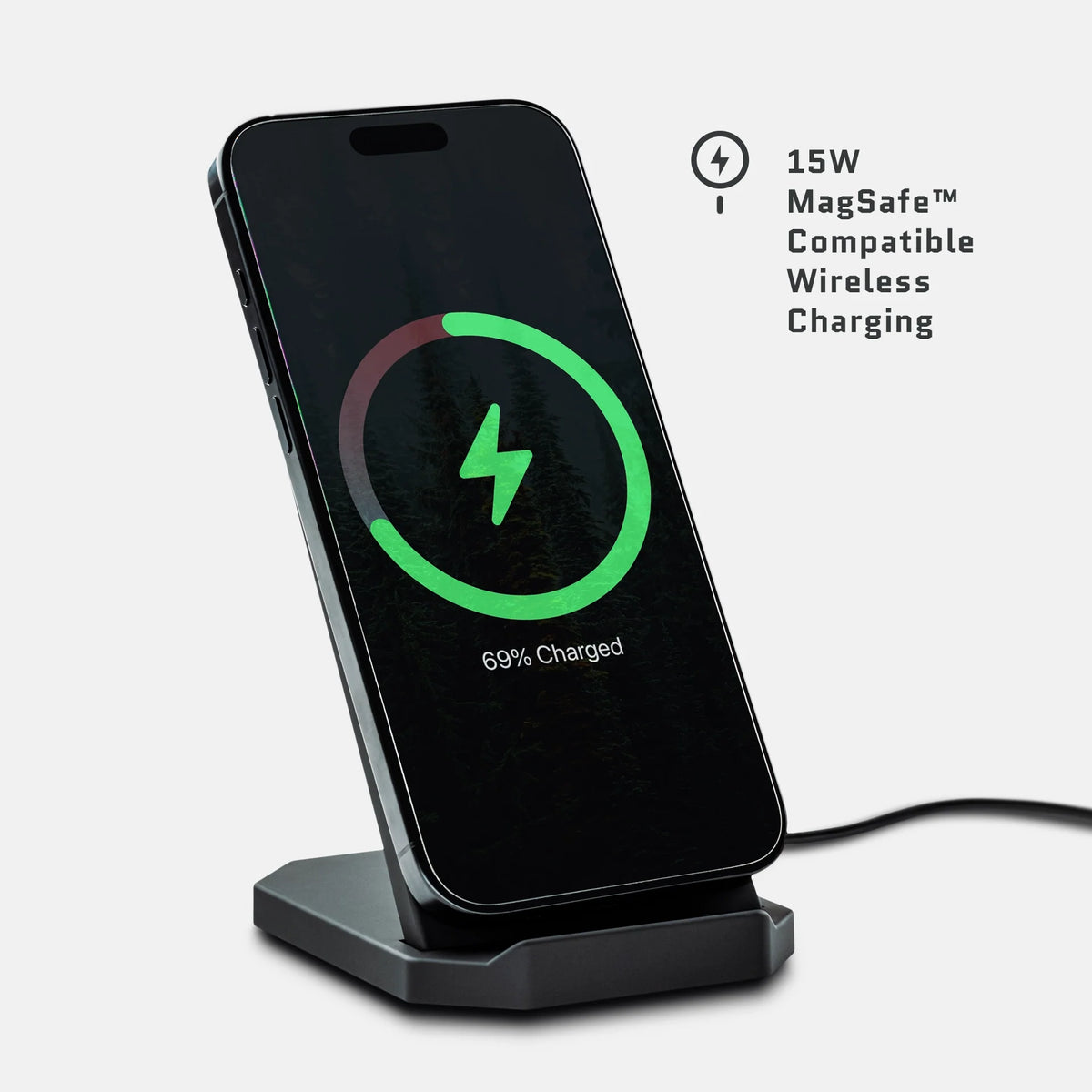 Dark Energy Mavrik Stand | 15W MagSafe Wireless Charging Stand