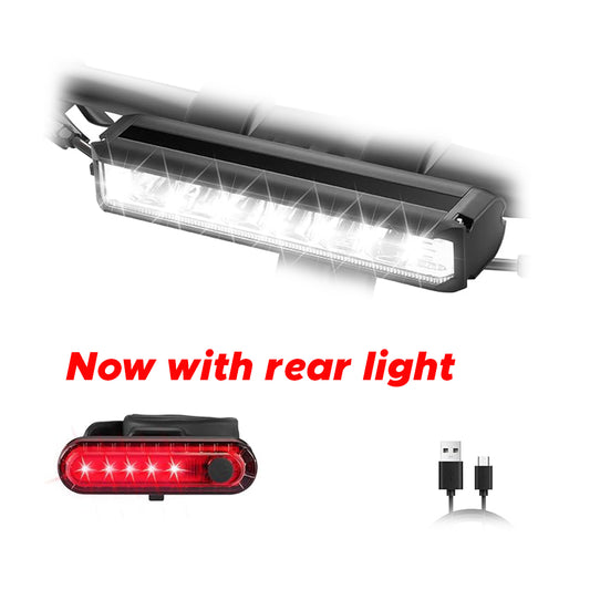 RTR & EBOX Lighting + Control Kit | Dawn Headlight, Megalith Bars, Mika Grips | For RTR, EBOX, and Most Pit Bikes