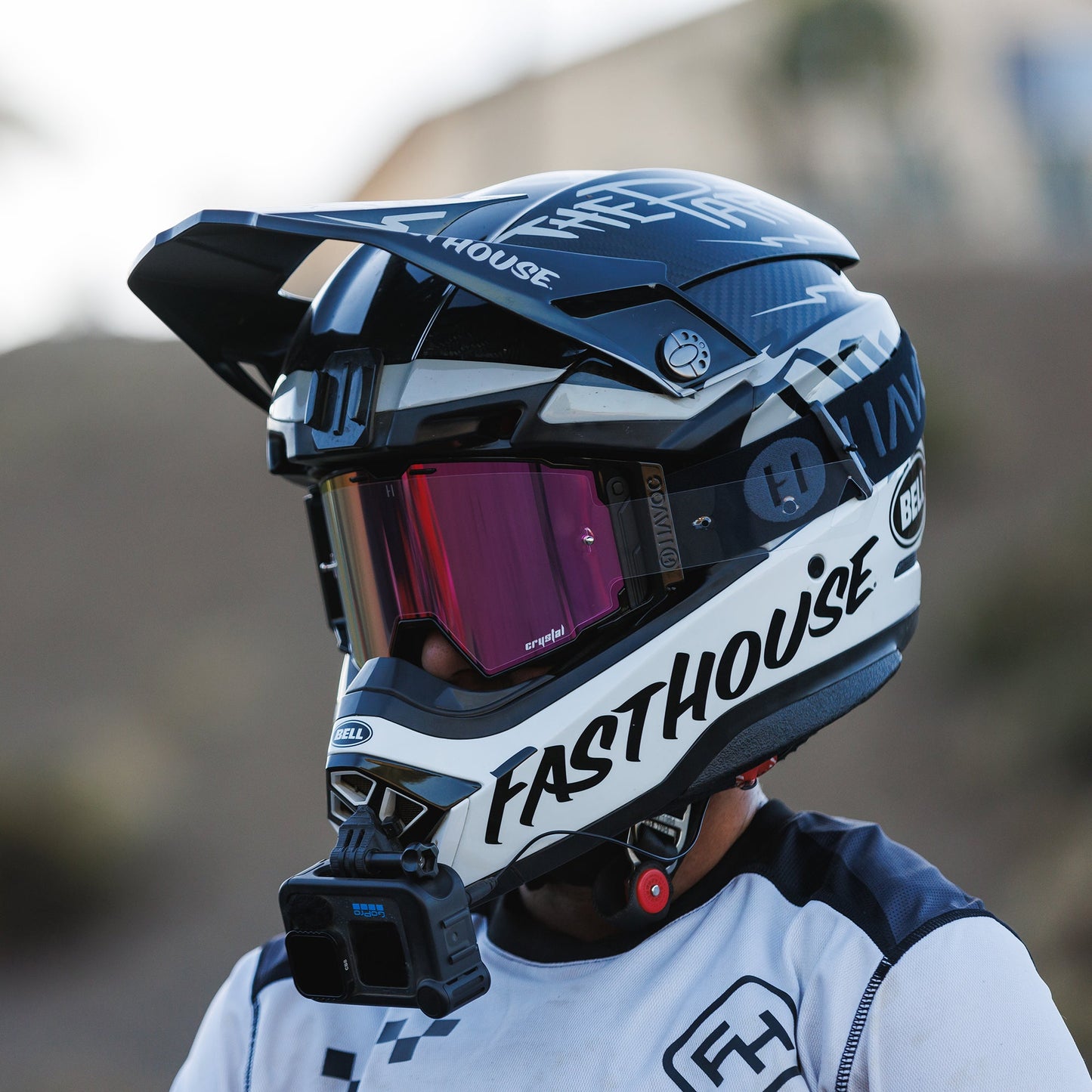 Obsidian Helios Goggles | Havoc Black and Gold | Off-Road and Motocross Riders