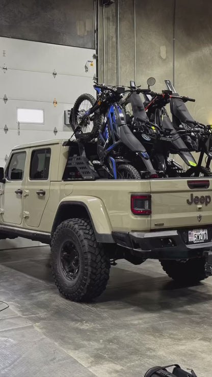 E-Moto/Moto Mount | Truck Bed Rack for Dirt Bikes & E-Motos | by Big Days