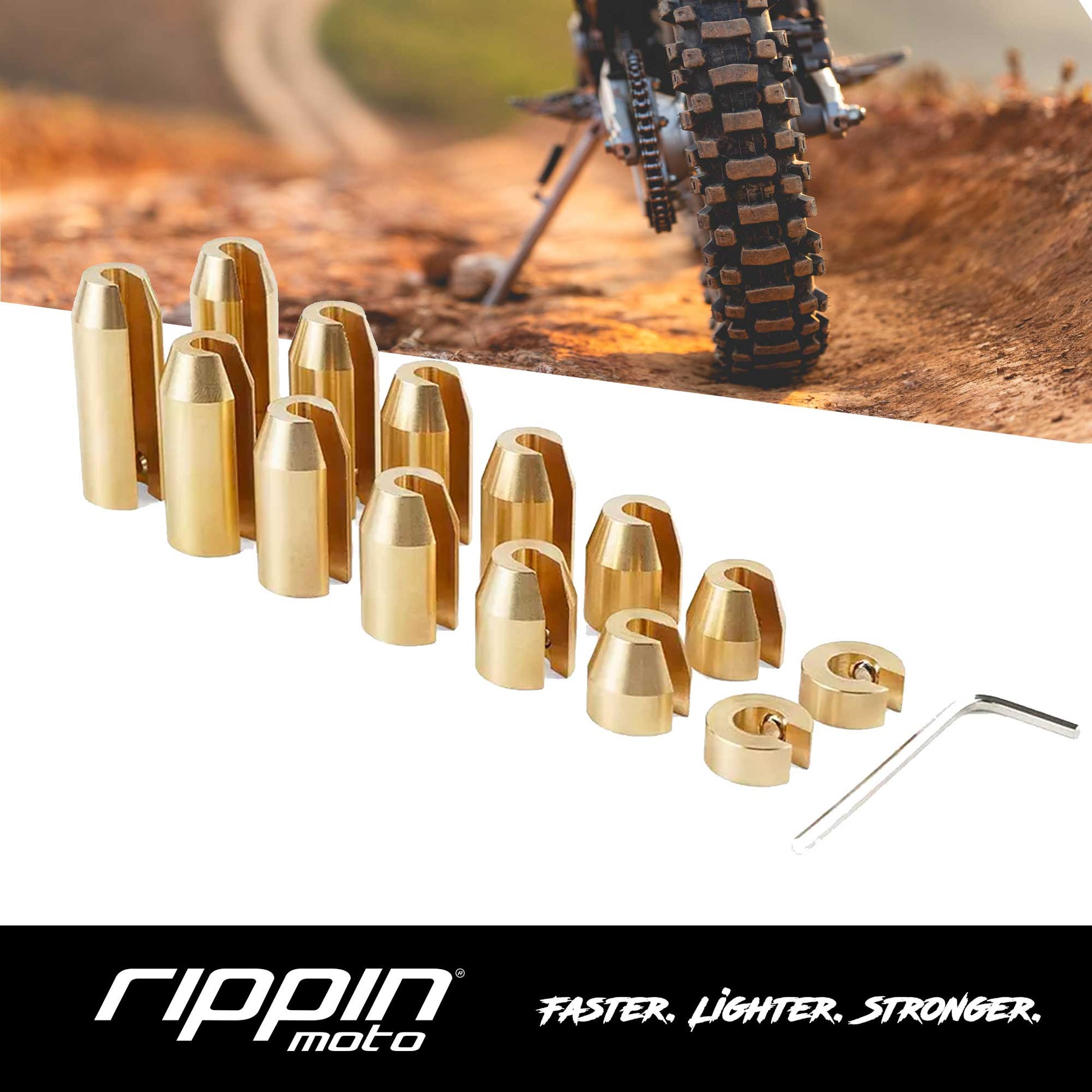 Rippin Moto 14 Pack Spoke Wheel Weights - REVRides