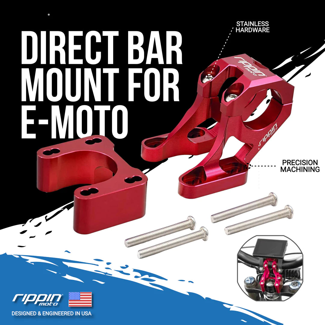 Rippin Moto Bar Mount for E-Ride PRO (Fits Stock display), Talaria & Surron