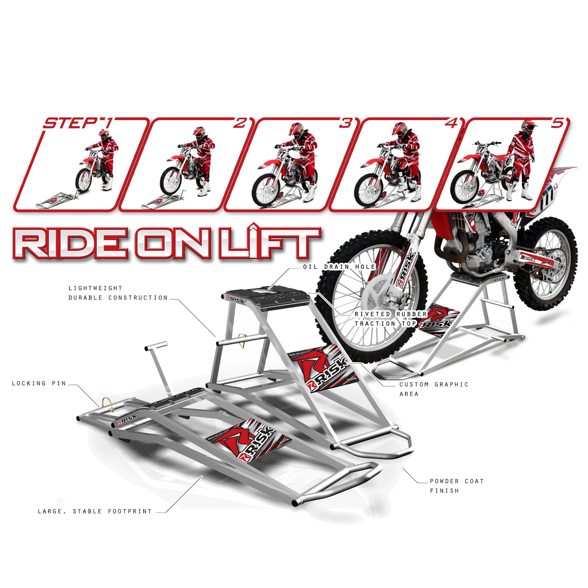 crossbike ständer Ride on motocross Lift / Stand RR1