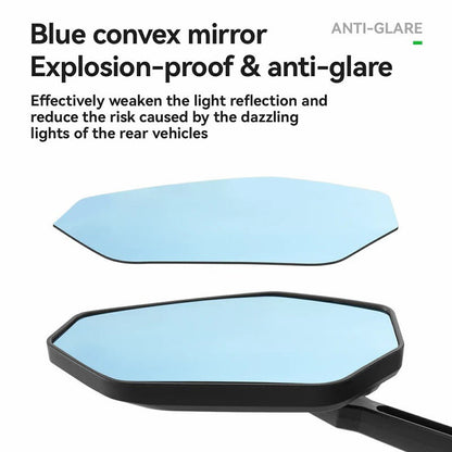 ROCKBROS Anti-Glare Handlebar Mirror | E-Bikes and Flat-Handle Bikes