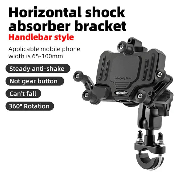 ROCKBROS Alloy and Polymer Phone Mount | Bike and E-Moto Handle