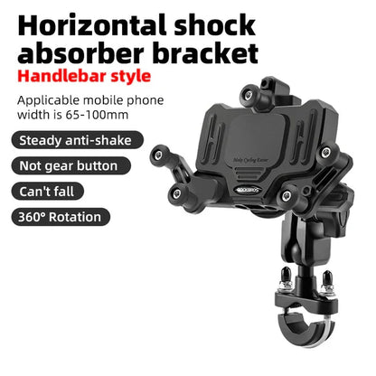 ROCKBROS Alloy and Polymer Phone Mount | Bike and E-Moto Handle