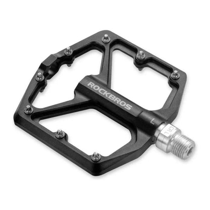 ROCKBROS Aluminum Bearing Pedals | 9/16" Bike Cranks | Electric Mountain, Road & Commuter Bikes