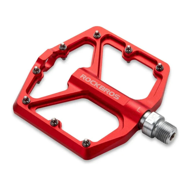 ROCKBROS Aluminum Bearing Pedals | 9/16" Bike Cranks | Electric Mountain, Road & Commuter Bikes