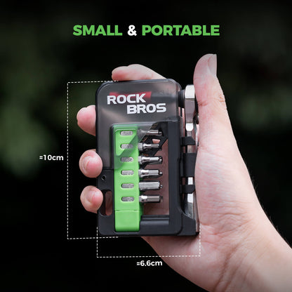 ROCKBROS Mini Ratchet Tool Set | Compact emoto eBicycle Repair Kit