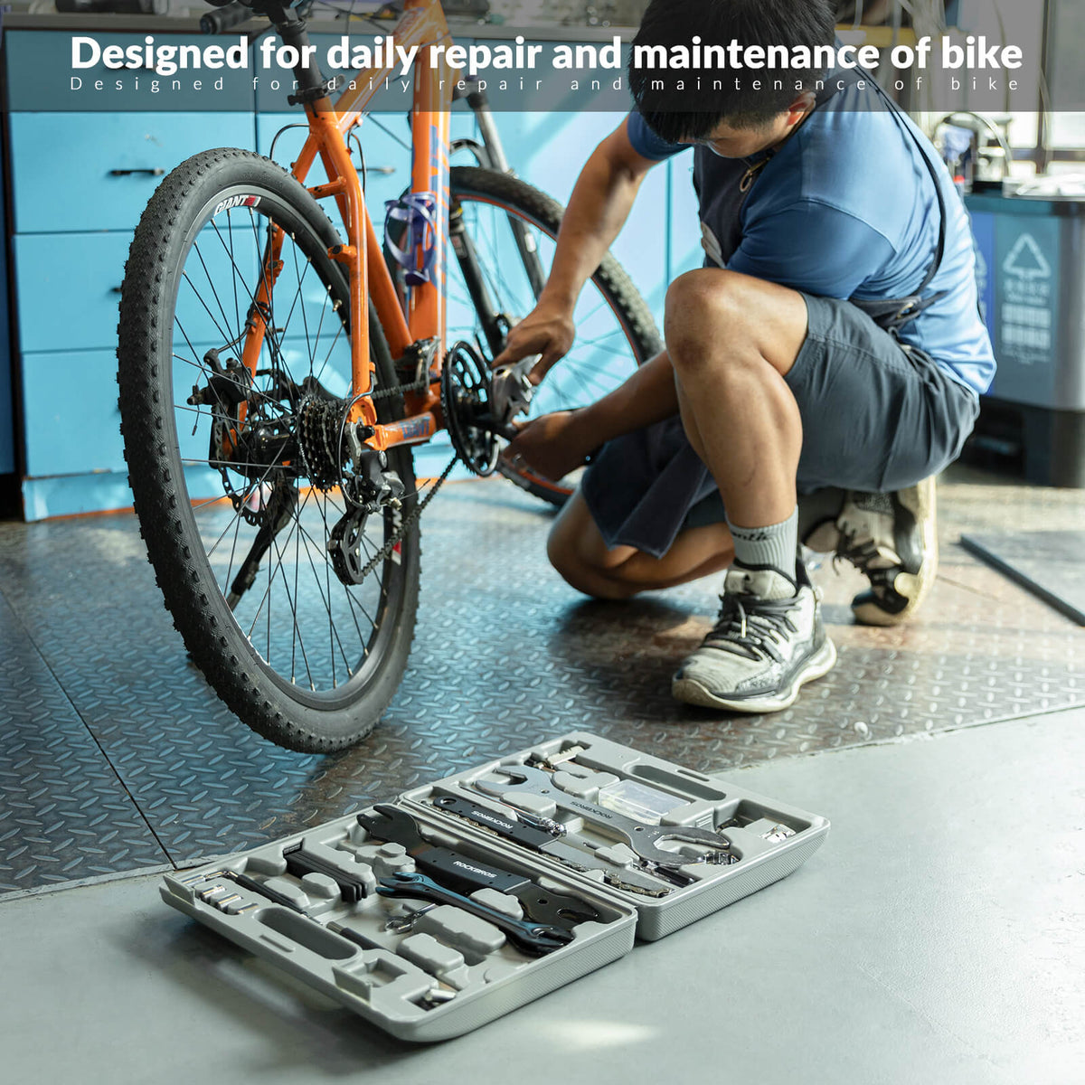 ROCKBROS 44-in-1 Bike Multi-Tool Kit | E -bike,Road and Mountain Bikes