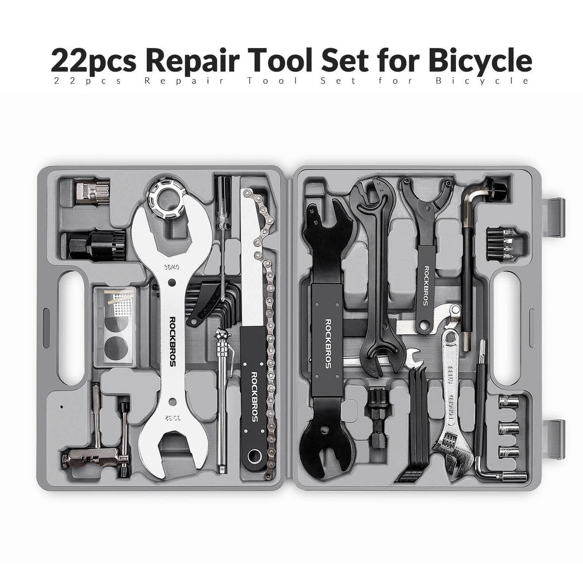 ROCKBROS 44-in-1 Bike Multi-Tool Kit | E -bike,Road and Mountain Bikes