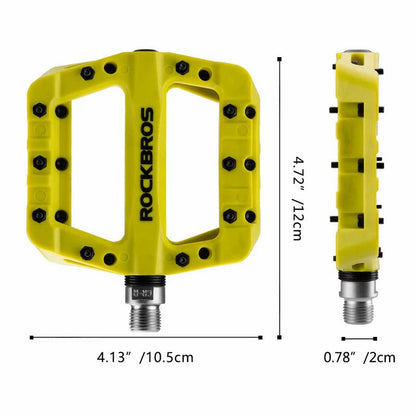 ROCKBROS 12C Nylon Pedals | 9/16" Bike Cranks