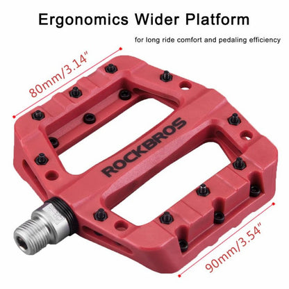 ROCKBROS 12C Nylon Pedals | 9/16" Bike Cranks