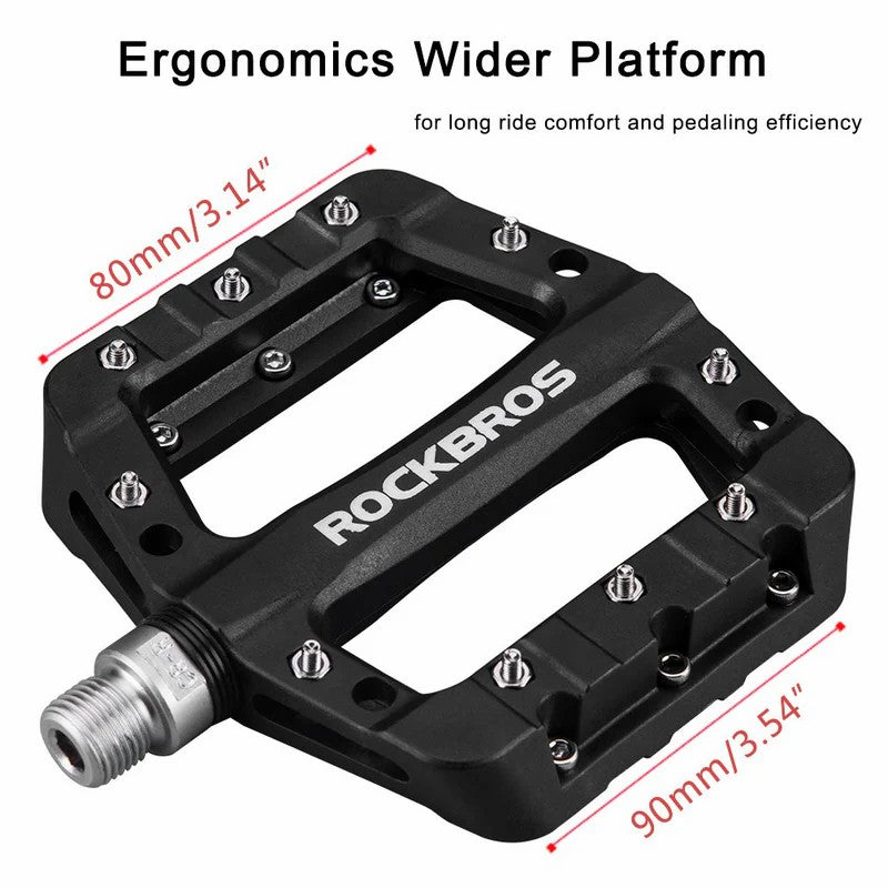 ROCKBROS 12C Nylon Pedals | 9/16" Bike Cranks