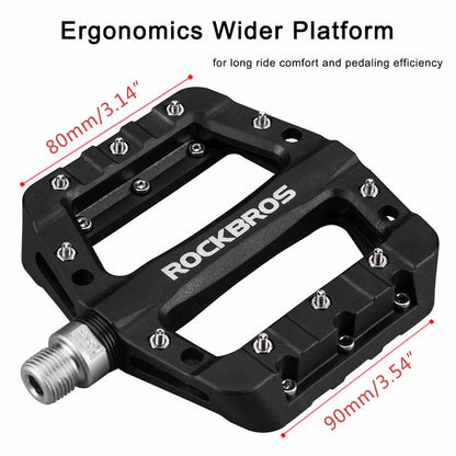 ROCKBROS 12C Nylon Pedals | 9/16" Bike Cranks