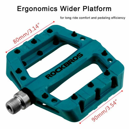 ROCKBROS 12C Nylon Pedals | 9/16" Bike Cranks