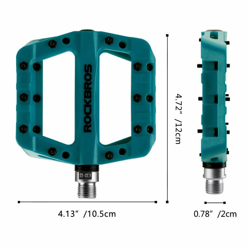 ROCKBROS 12C Nylon Pedals | 9/16" Bike Cranks