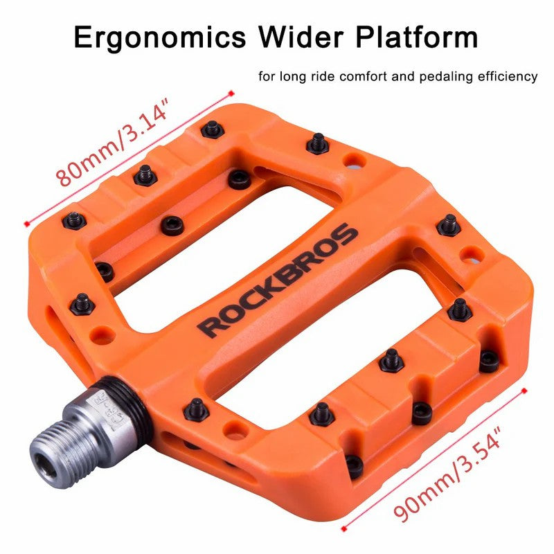 ROCKBROS 12C Nylon Pedals | 9/16" Bike Cranks