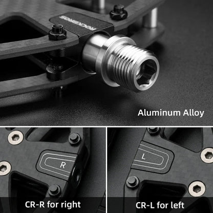 ROCKBROS T700 Carbon Fiber Pedals | Electric Mountain & Commuter Bikes