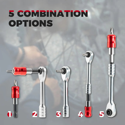 ROCKBROS Folding Ratchet Tool Kit | Bicycle and Home Repairs