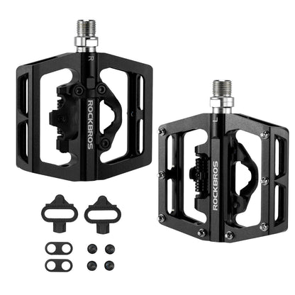ROCKBROS Dual-Use Clipless &amp; Flat Pedals | E-MTB & Commuter Bikes