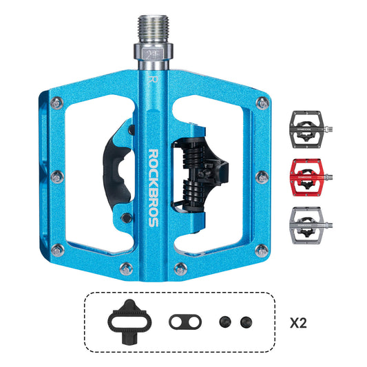 ROCKBROS Dual-Use Clipless &amp; Flat Pedals | E-MTB & Commuter Bikes