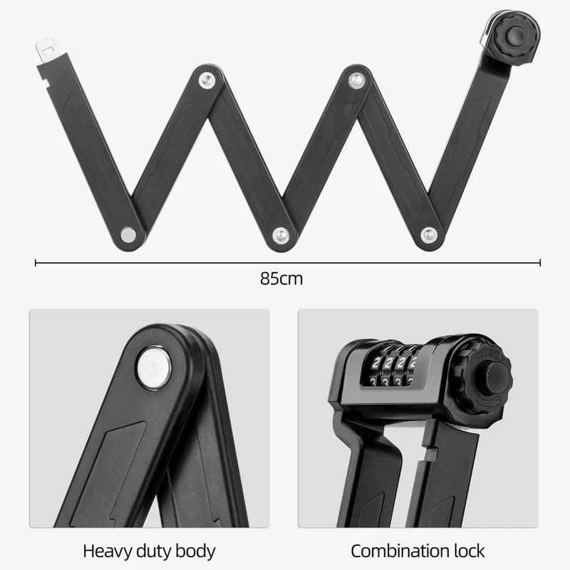 ROCKBROS 4-Digit Folding Lock | eBikes, eScooters and electric Motorcycles
