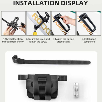ROCKBROS Heavy-Duty Steel U-Lock | Emoto and E-Bikes