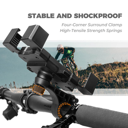 ROCKBROS Full-Wrap Phone Mount | Bike and E-Moto Handlebars