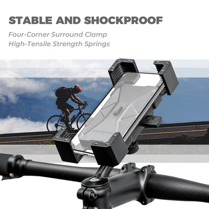 ROCKBROS Full-Wrap Phone Mount | Bike and E-Moto Handlebars