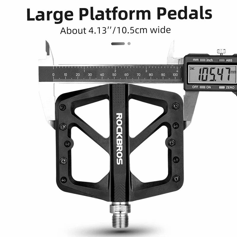 ROCKBROS 9/16" Nylon Fiber Pedals | Electric Mountain & Commuter Bikes