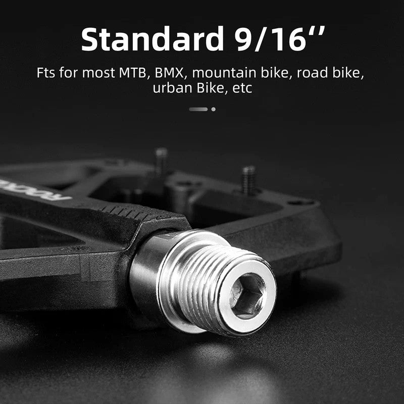 ROCKBROS 9/16" Nylon Fiber Pedals | Electric Mountain & Commuter Bikes