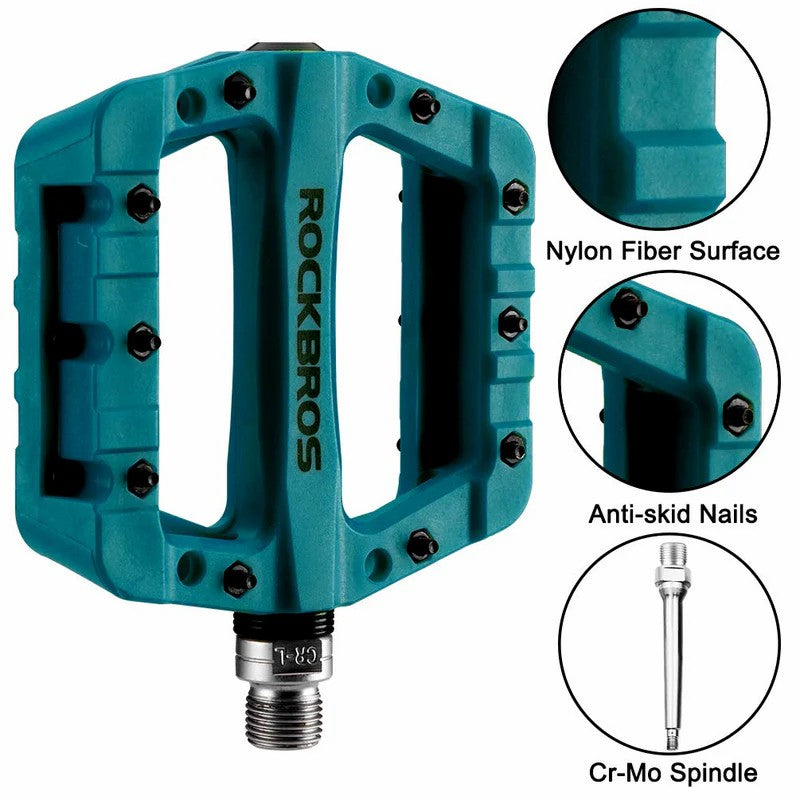ROCKBROS 12C Nylon Pedals | 9/16" Bike Cranks