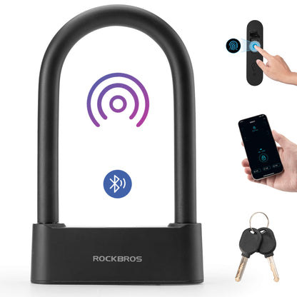 ROCKBROS Smart NFC U-Lock | Keyless eMoto eBicycle Security