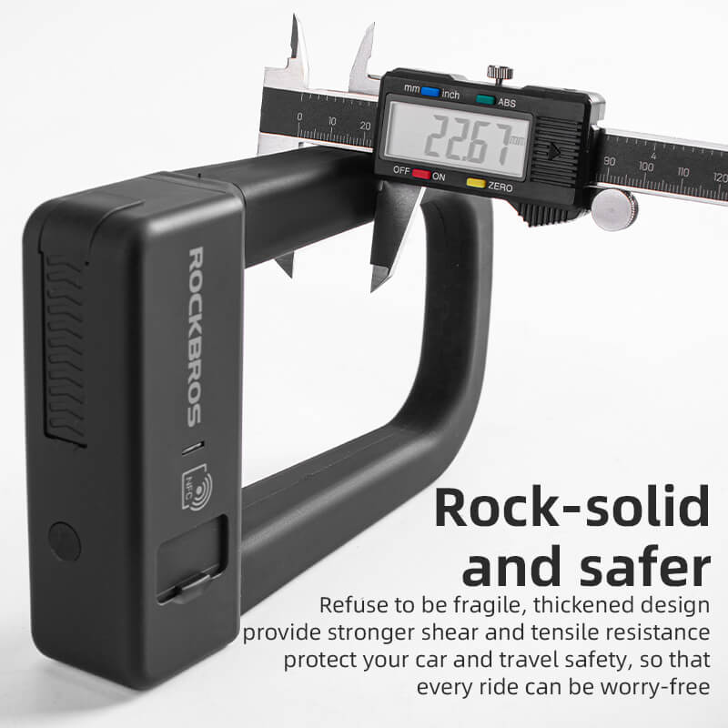 ROCKBROS Smart NFC U-Lock | Keyless eBicycle, emoto Security