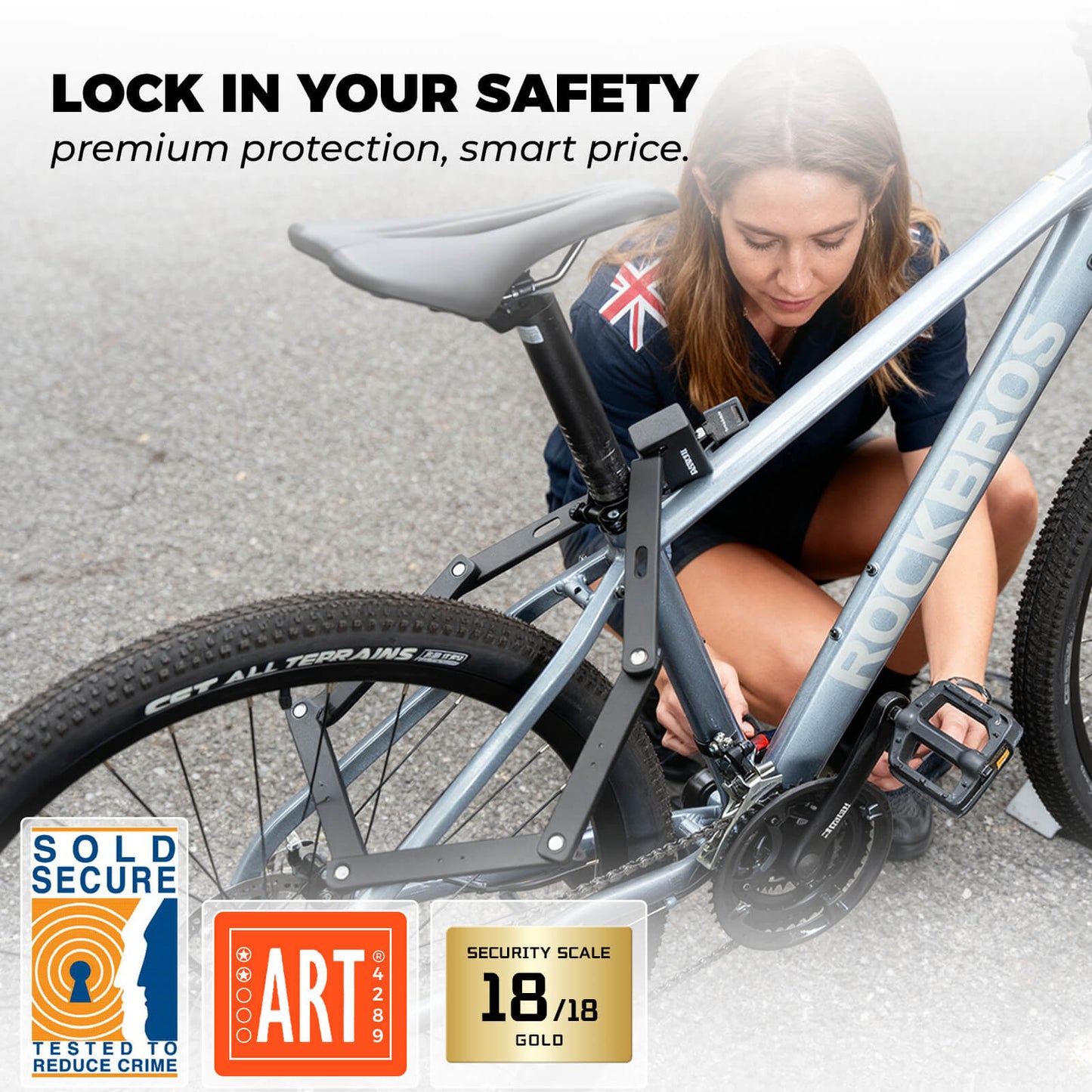 Gold-Rated Folding Bike Lock | E-Bikes and Bicycles