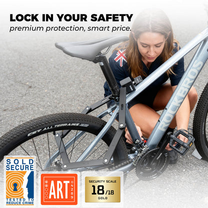 Gold-Rated Folding Bike Lock | E-Bikes and Bicycles