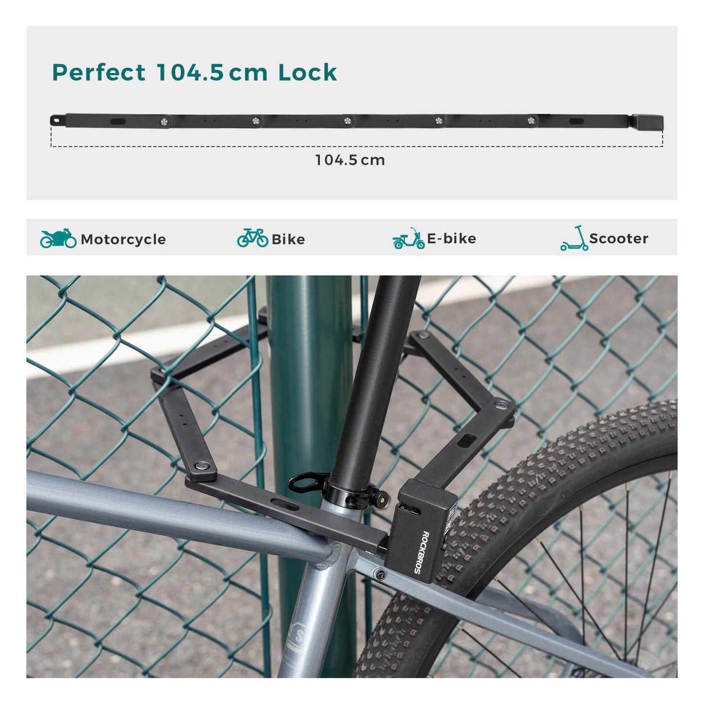 Gold-Rated Folding Bike Lock | E-Bikes and Bicycles