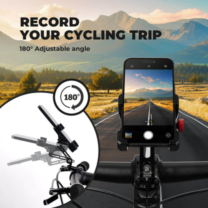 ROCKBROS Aluminum Phone Holder | Handlebar and Stem-Cap Mounts