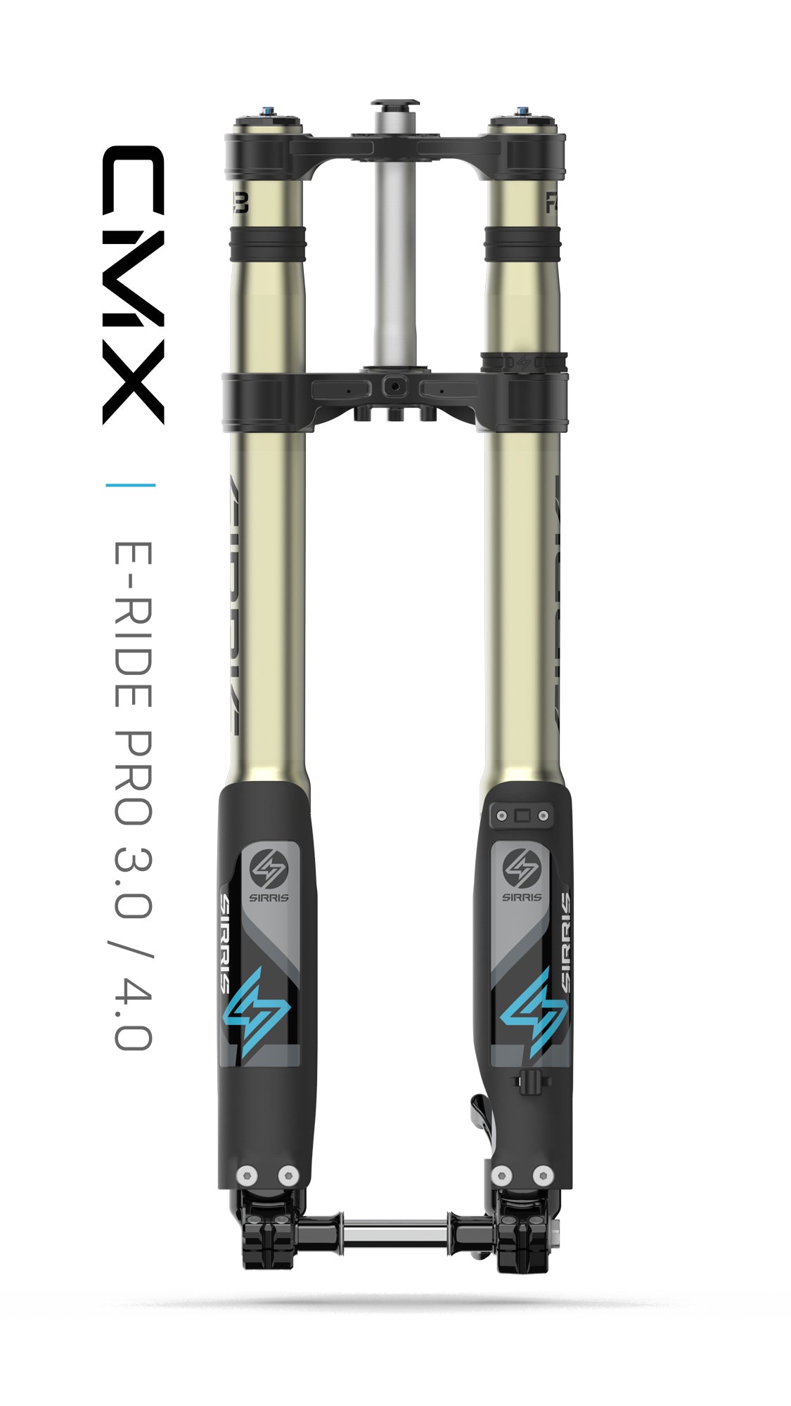 Sirris F43 220mm Fork | CMX Tune | Tool free LSC | for E-Ride Pro SS 3.0