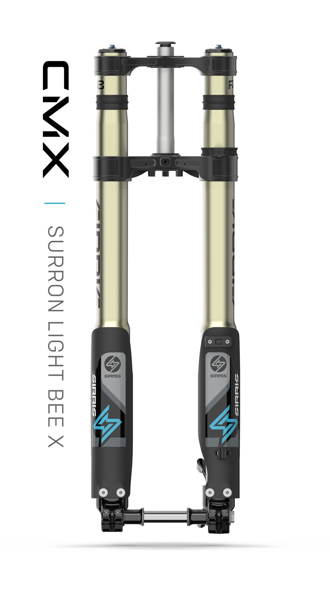 Sirris F43 CMX Tune 220mm | Tool free LSC | Fork for Surron Light bee X & more