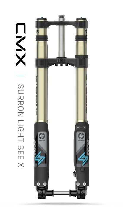 Sirris F43 CMX Tune 220mm | Tool free LSC | Fork for Surron Light bee X & more