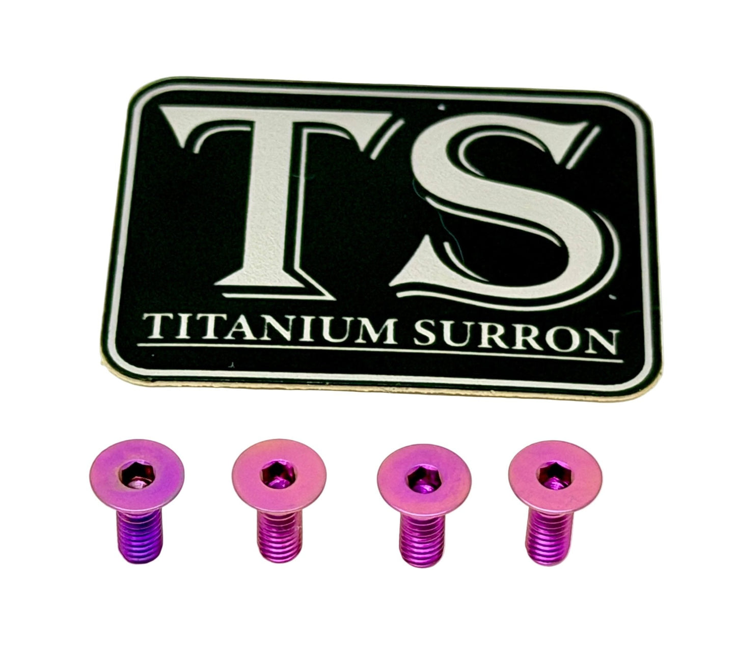 Titanium Headlight Bezel Bolts 4 | Baja Designs S2 & Squadron